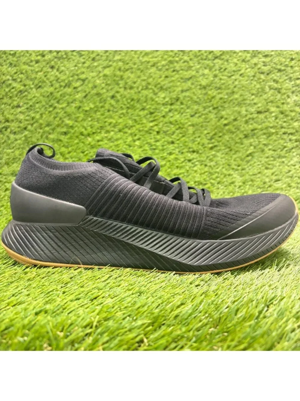 Allbirds Tree Glider Mens Size 11.5 Black Gum Athletic Running Shoes Sneakers